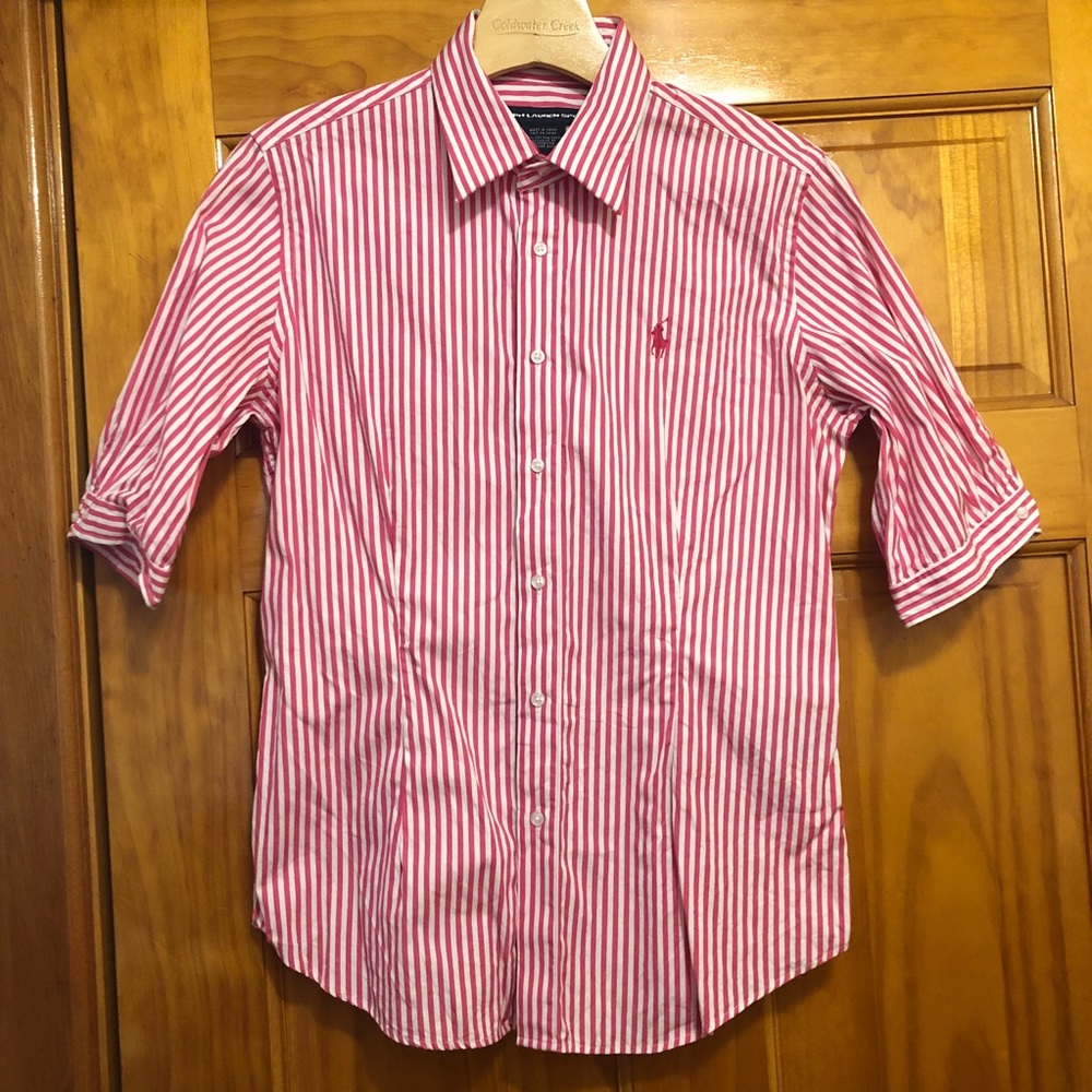 Button down polo shirt